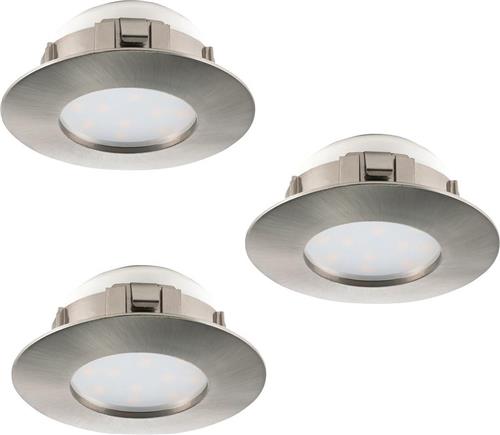 EGLO Pineda - Inbouwarmatuur - 3 Lichts - Nikkel-Mat