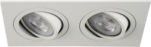 Platte inbouwspot Gaston -Dubbel Wit -Extra Warm Wit -Dimbaar -3.8W -RTM Lighting LED