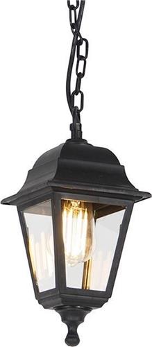 QAZQA capital - Klassieke Hanglamp voor buiten - 1 lichts - L 150 mm - Zwart - Buitenverlichting