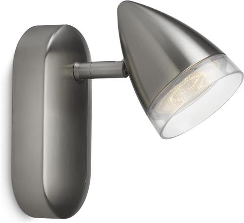 Philips myLiving MAPLE - Wandspot - LED - Nikkel