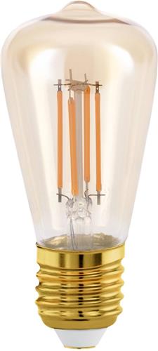 EGLO LED Lamp - Ø 4,8 cm - E27 - Amberkleurig
