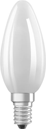 Ledvance Classic Superior LEDbulb E14 Kaars Filament Mat 4.2W 470lm - 927 Zeer Warm Wit | Beste Kleurweergave - Dimbaar - Vervangt 40W