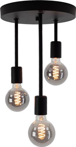 EGLO Wilmcote Plafondlamp - E27 - Ø 28 cm - Zwart