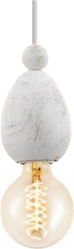 EGLO Vintage Avoltri - Hanglamp - 1 Lichts - Patina Wit