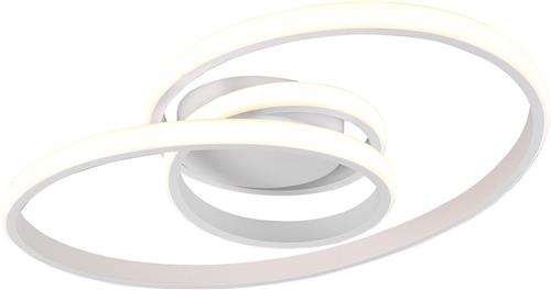 LED Plafondlamp - Plafondverlichting - Torna Sonso - 18.5W - Natuurlijk Wit 4000K - Dimbaar - Rond - Mat Wit - Aluminium