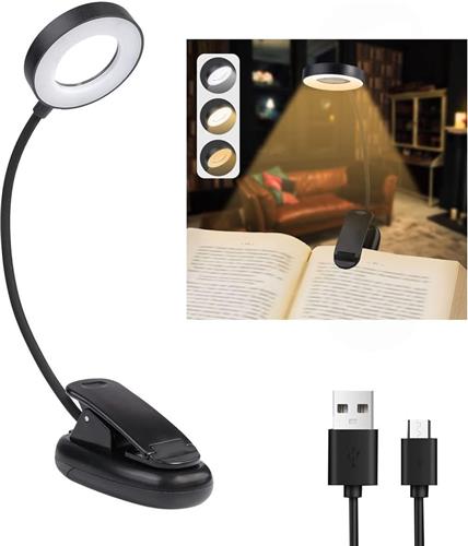 Solacis Leeslampje voor in bed - Leeslampje voor boek - Leeslampje slaapkamer - Kind - Volwassenen - Must have voor in uw kamer!