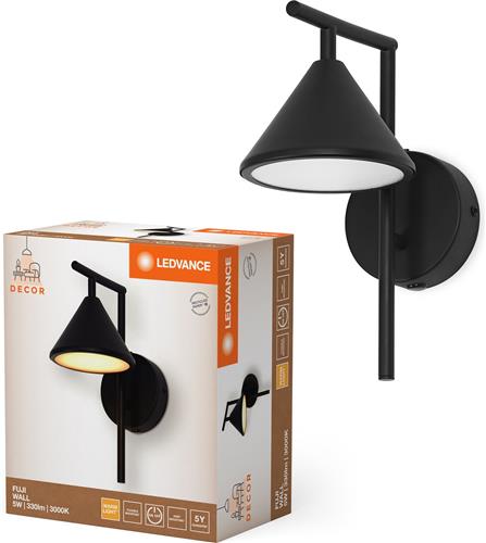 LEDVANCE Decor Fuji Wall 5W 930 Black