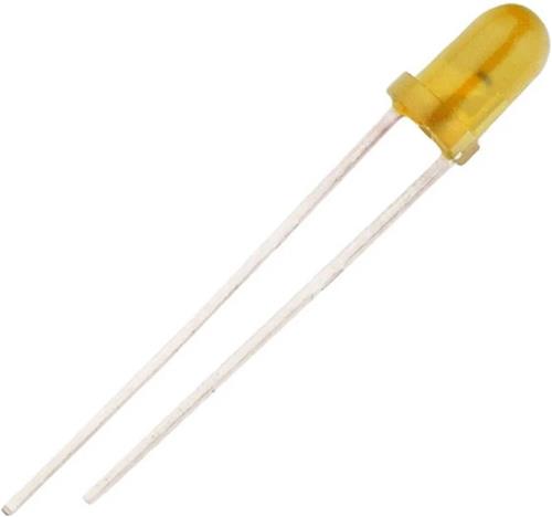 Schiefer LED Diode | Single Led 1.7V 20mA DC Diffuus Geel 30K uur