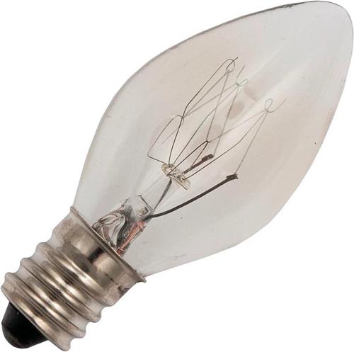 Schiefer E12 Kaars Gloeilamp | 7.5W 2700K 30lm 240V | Dimbaar