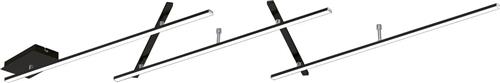 LED Plafondlamp - Plafondverlichting - Torna Rindi - 25W - Warm Wit 3000K - Dimbaar - Mat Zwart - Metaal