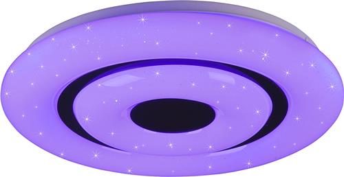 LED Plafondlamp WiZ - Smart LED - Torna Rinolo - 16.5W - Aanpasbare Kleur - Slimme LED - Dimbaar - Mat Wit - Kunststof