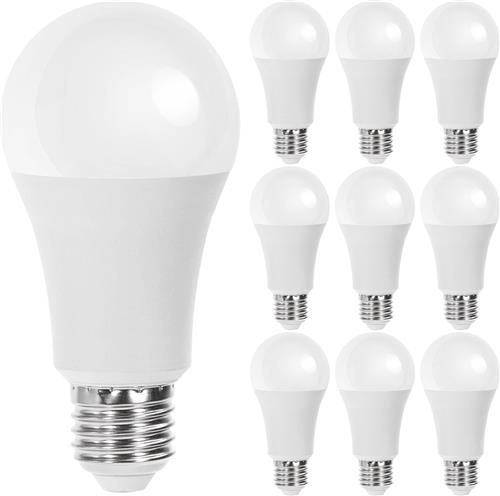 LED Lamp 10 Pack - E27 Fitting - 15W - Helder/Koud Wit 6500K
