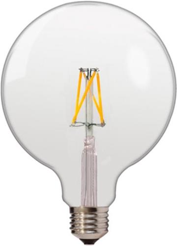 LED -Glühbirne E27 G125 6.5W Filament - Warm wit licht - Overig - Wit Chaud 2300K - 3500K - SILUMEN