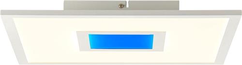 BRILLIANT lamp Odella LED plafondpaneel 40x40cm wit | 1x 25W LED geïntegreerd, (2480lm, 2700-6500K) | Schaal A ++ tot E | RGB decoratief licht voor kleurrijke accentverlichting