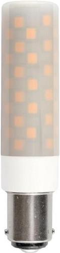 SPL LED Buislamp Ba15d 6W 3000K 660lm 230V - Dimbaar - Opaal - Warm Wit