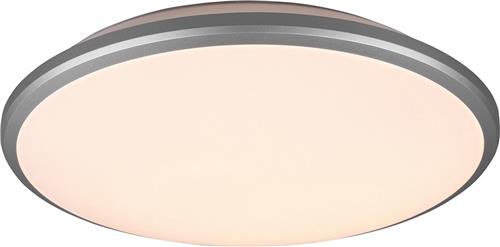 LED Plafondlamp - Plafondverlichting - Trion Lombis - 20.5W - Warm Wit 3000K - Dimbaar - Rond - Mat Titaan - Kunststof