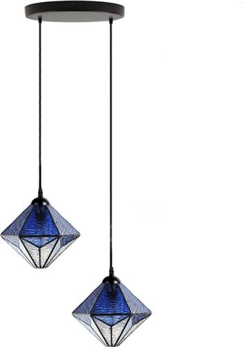 Art Deco Trade - Tiffany Kroonluchter Akira Blue 2