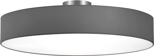 LED Plafondlamp - Plafondverlichting - Torna Hotia - E27 Fitting - 5-lichts - Rond - Mat Grijs - Aluminium