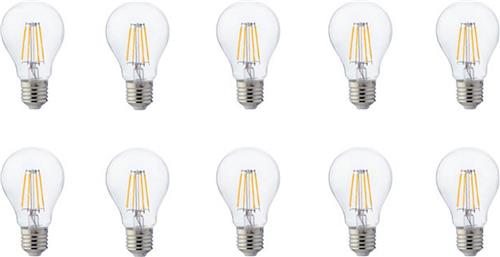 LED Lamp 10 Pack - Filament - E27 Fitting - 4W - Warm Wit 2700K