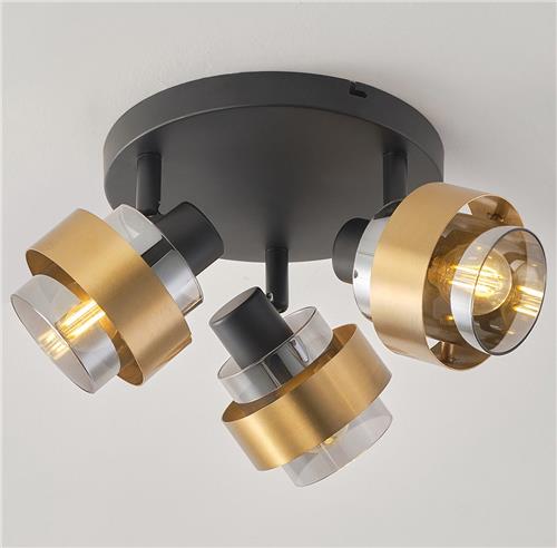 Plafondlamp met draaibare spots, 3-lichts - Emas