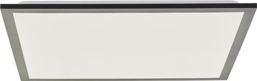 BRILLIANT LED-plafondpaneel, 45x45 cm, 2800 lm, 4000 K, aluminium, zwart