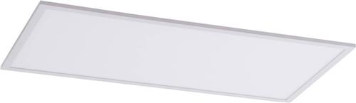 Lindby - LED plafondlamp- met dimmer - 1licht - Aluminium, kunststof - H: 5 cm - wit - Inclusief lichtbron