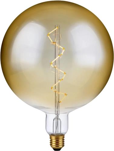 SPL E27 LED Globelamp | 6W Goud 2500K 220V/240V 925 | 360° Ø200mm Dimbaar