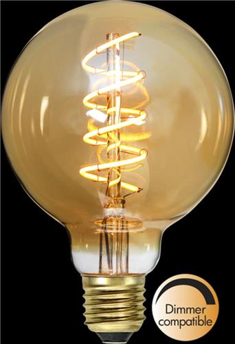 G95 Bol - E27 - 3.2W - Super Warm Wit - 2200K - Dimbaar