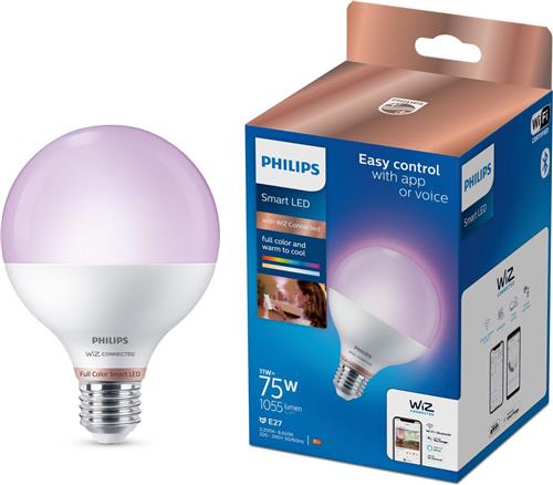 Philips Smart LED E27 11W 1055lm 2200K-6500K Globe Frosted