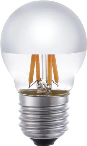 SPL LED Filament Kopspiegellamp Zilver - 4W / DIMBAAR 2500K