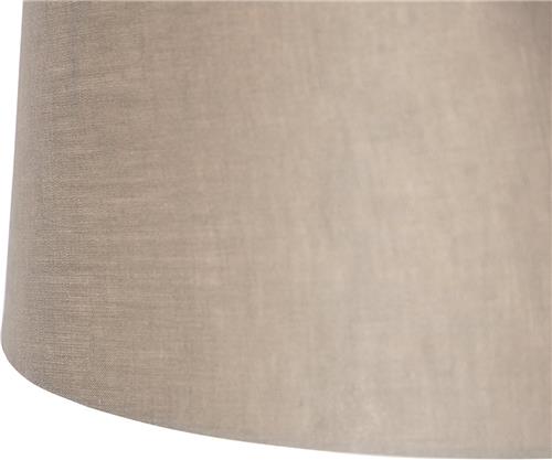 QAZQA blitz - Landelijke Hanglamp met kap - 2 lichts - L 300 mm - Taupe - Woonkamer | Slaapkamer | Keuken