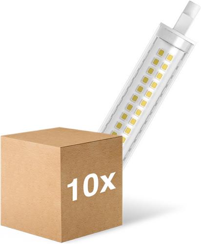 Voordeelpak 10x Osram Slim Line LED R7s 118mm 12W 1521lm - 827 Zeer Warm Wit | Vervangt 100W