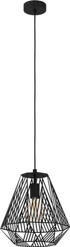 EGLO Stype Hanglamp - E27 - Ø 33 cm - Zwart