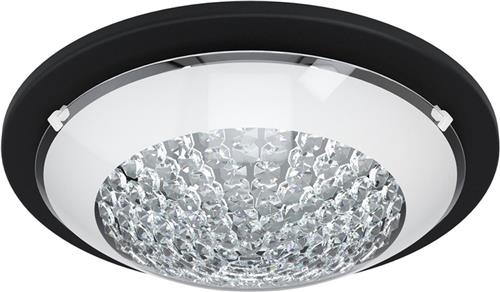 EGLO Acolla 1 Plafonnière - LED - 29 cm - Zwart