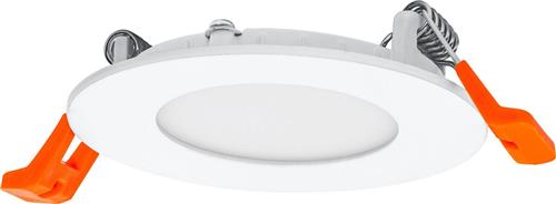 LEDVANCE Downlight LED: voor plafond, RECESS SLIM DOWNLIGHT / 4,5- W, 22-24- V, stralingshoek: 11-, Cool White, 4- K, body materiaal: polyprophylene (pp)/polyamid, IP2-