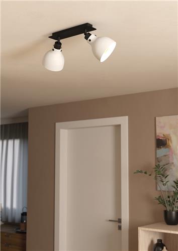 EGLO Matlock Spot - E27 - 52 cm - Grijs/Zwart - Staal