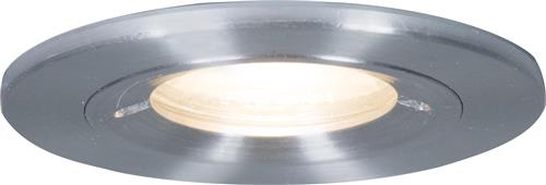 QAZQA xena - Moderne Inbouwspot voor badkamer - 1 lichts - Ø 78 mm - Staal -