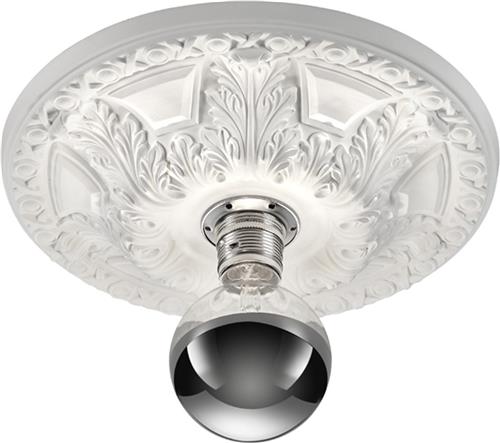 LED Plafondlamp - Plafondverlichting - Torna Lolly - E27 Fitting - Rond - Mat Wit - Gips