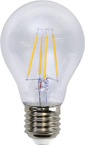 Standaard bol - E27 - 4W - Extra Warm Wit - 2700K - Dimbaar - Filament - Helder