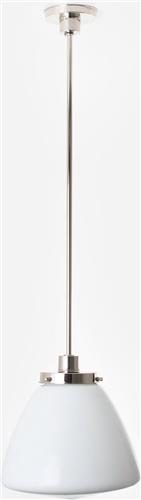 Art Deco Trade - Hanglamp Schoolbol Large 20's Nikkel