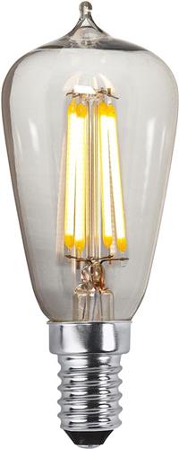 Star Trading LED gloeilamp 'Clear 3-Step Memory', E14, 2.5W, 30-250lm, Edison vorm, retro, warm wit