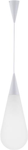 LED Hanglamp - Torna Renny - 4W - Warm Wit 3000K - Rond - Mat Chroom - Aluminium