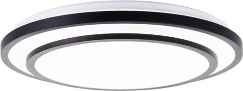 Brilliant Luciano - Plafondlamp - LED 36W - Zwart