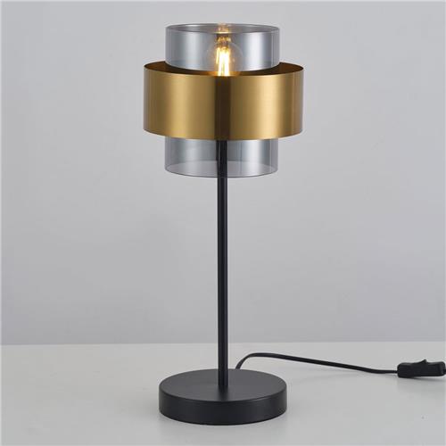 Tafellamp met smoke glas - Lor