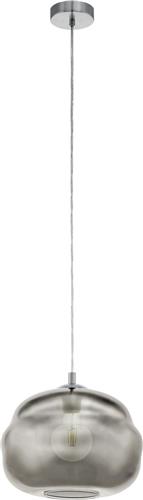 EGLO Dogato Hanglamp - 1 lichts - Ø33cm. - E27 - Titanium Glas