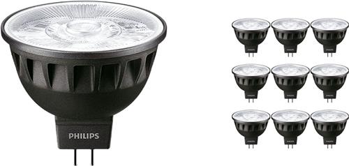 Voordeelpak 10x Philips Master LEDspot GU5.3 MR16 6.7W 410lm 10D - 927 Zeer Warm Wit | Beste Kleurweergave - Dimbaar - Vervangt 35W