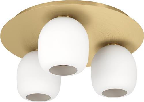 EGLO Manzanares Plafondlamp - E27 - Ø 45 cm - Wit/Goud