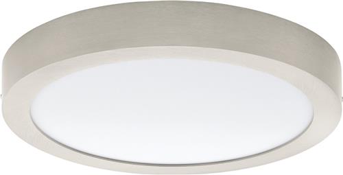 EGLO Fueva 1 - Plafondlamp - LED - Ø300mm. - Nikkel-Mat - 3000K