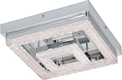 EGLO Fradelo Plafondlamp - LED - 26 cm - Chroom