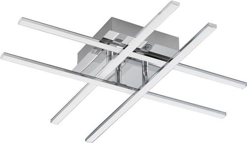 EGLO Lasana 1 - Wand/Plafondlamp - 1 Lichts - Chroom - Wit